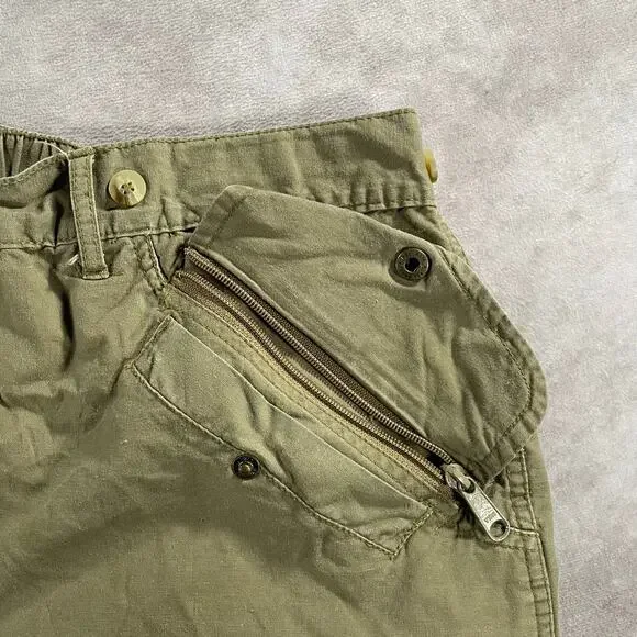 90s Sasquatch Rare Baggy Cargo Military Parachute Pants 34x30
